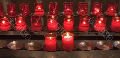 Burning candles Burning candles