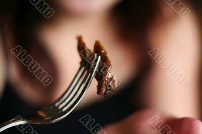 Forked meat
