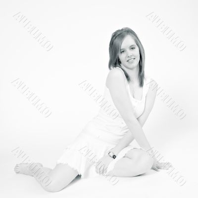 Sitting on the ground