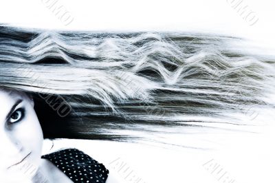 Hair to the left Hair to the left