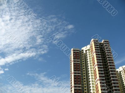 A block of HDB Flats In Singapore