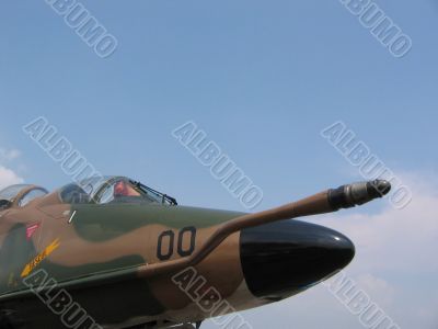 Aircraft - Front of skyhawk Aircraft - Front of skyhawk