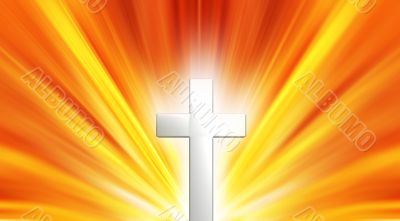 Glowing cross