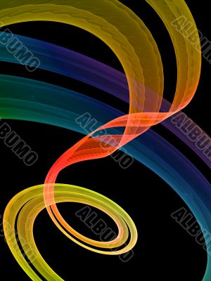 multicolored swirl