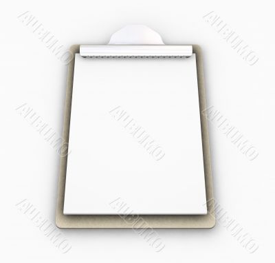 Blank clipboard