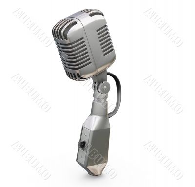 Retro microphone