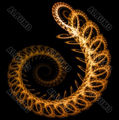 glowing spiral