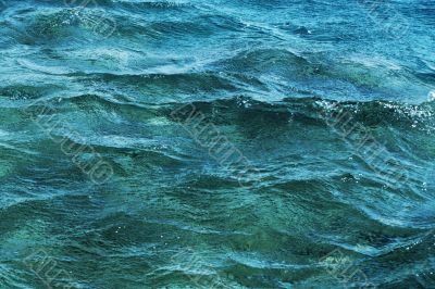 Background of a surface of the sea