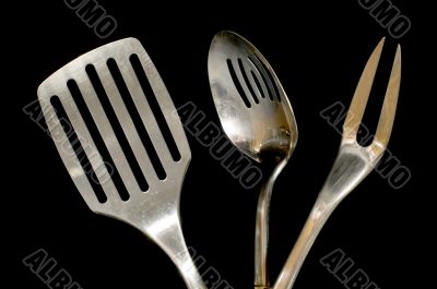 utensil on black utensil on black
