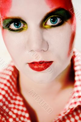 My face is red. My face is red.