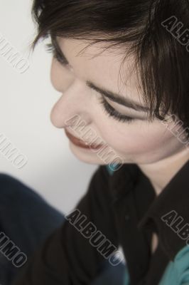 Sitting girl