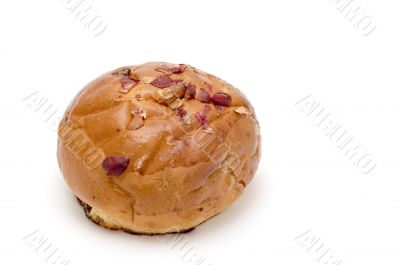 bun on white