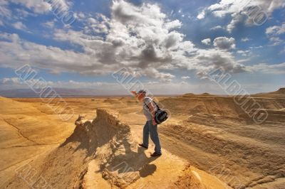 The brave climber. The brave climber.