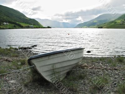 boat on shore