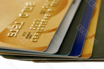 Stack of Credit Cards Stack of Credit Cards