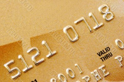 Credit Card close-up