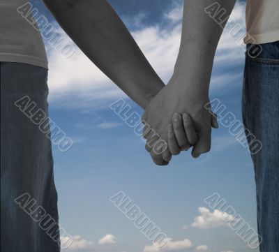 Couple Holding hands Couple Holding hands