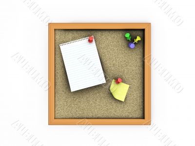 Cork board
