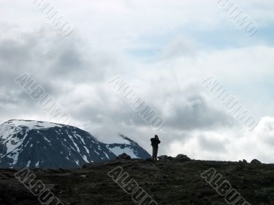 mountaineer silhouette