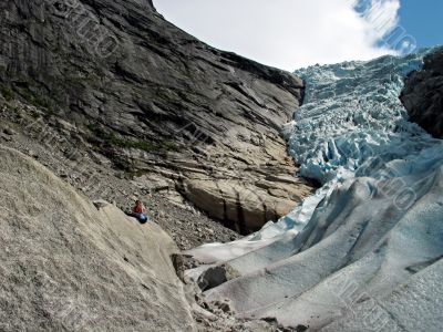 Majestic glacier