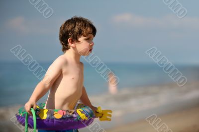 Boy on the beach