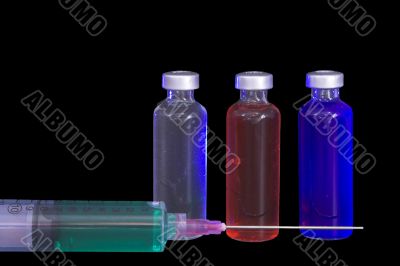 Medicine Vials and Syringe