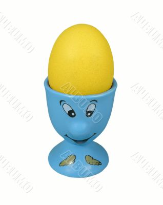 Easter yellow egg