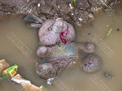 abandoned toy