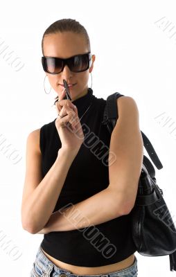woman in sunglasses