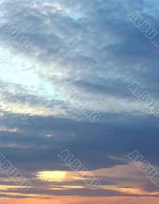 Sunset. Sky