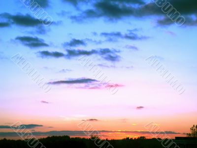 Sunset. Sky