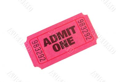 Admit One Ticket