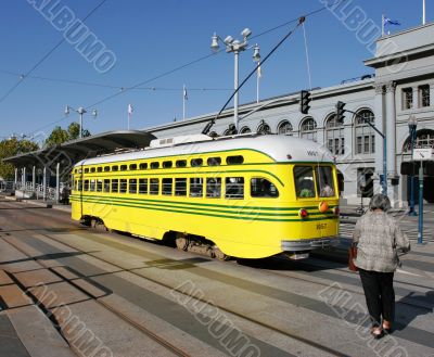Historic Streetcar in San Francisco