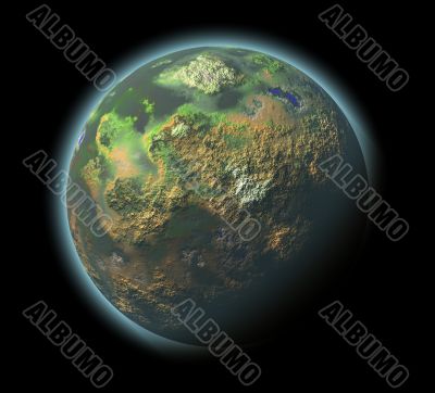 Computer Genrated Planet Computer Genrated Planet