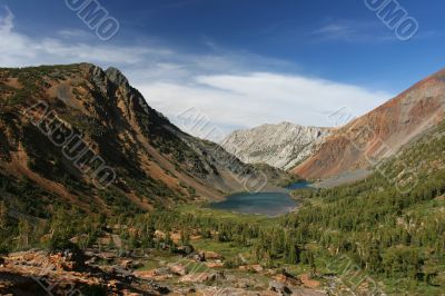 Lakes in Yosemite National park