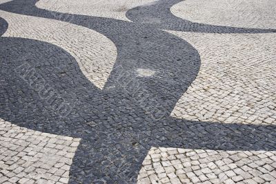 pattern on pavement