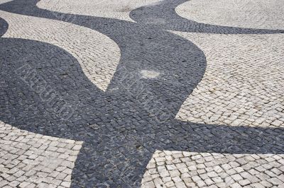 pattern on pavement