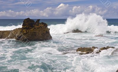 foamy wave