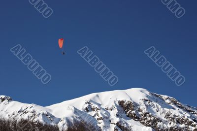 mountain paragliding