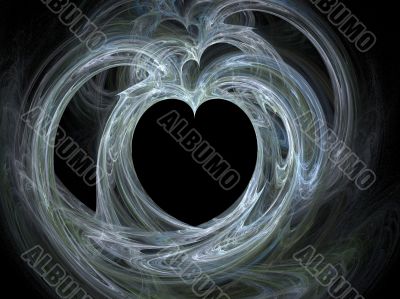 Large single blue heart Large single blue heart