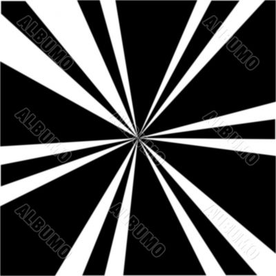 Black and White Starburst Background