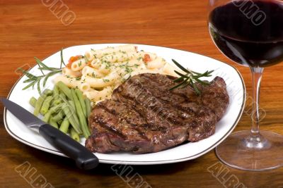 Rib Eye Steak Dinner 1