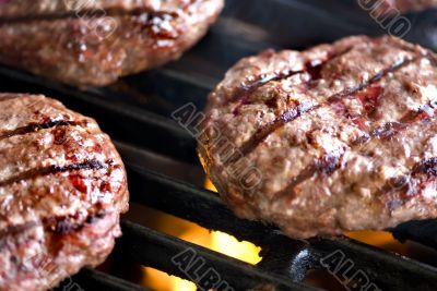 Hamburger Series (grilling burgers)