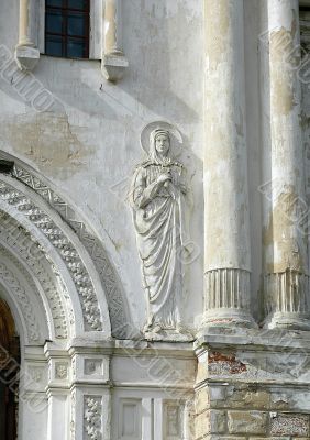 Church close-up. Icon