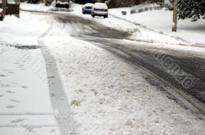 Wintry Road conditions