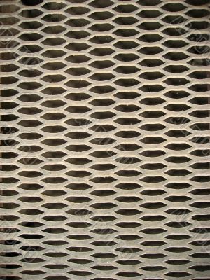 Rough floor grating from a metal