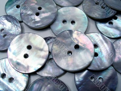 Mother-of-pearl buttons