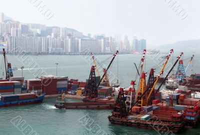 Port in Hong Kong