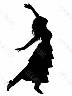 Dancing silhouette