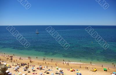 Beach in Algarve region